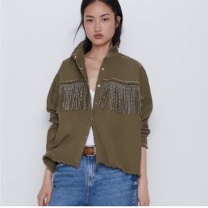 Zara Fringe Shacket